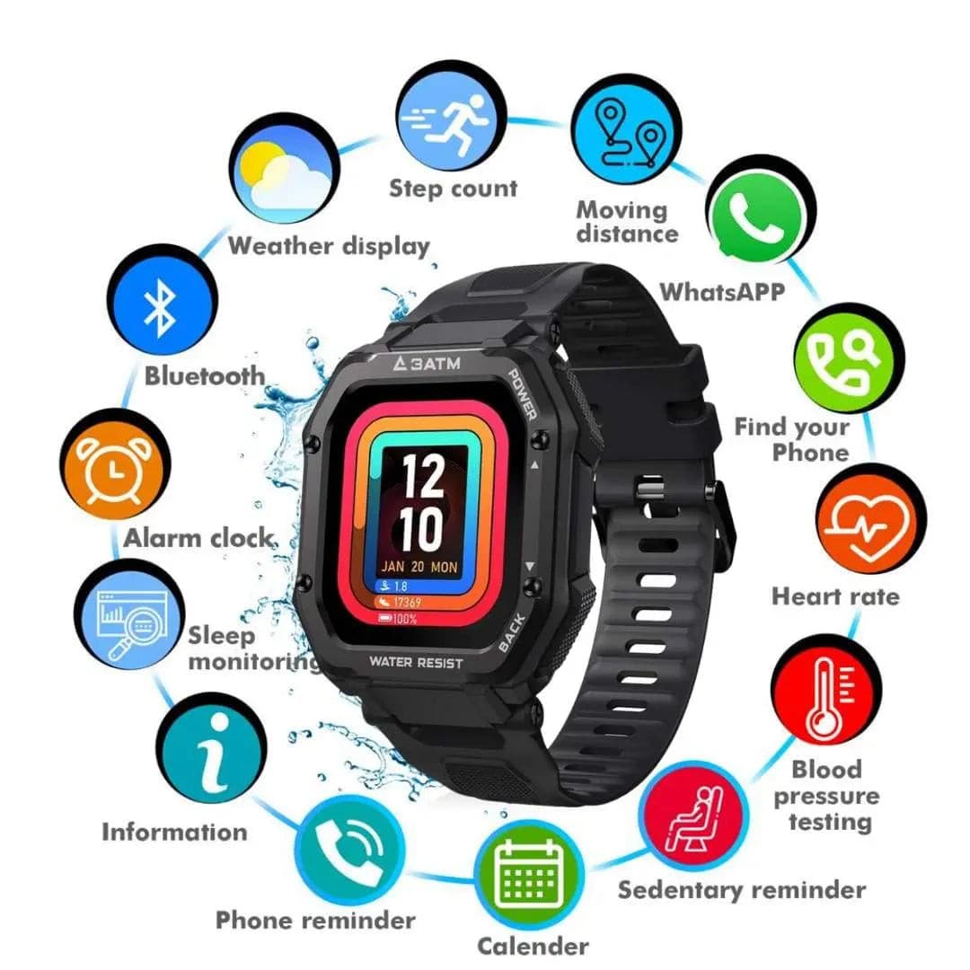 Blood Pressure Watch "Waterproof" MED-WATCH