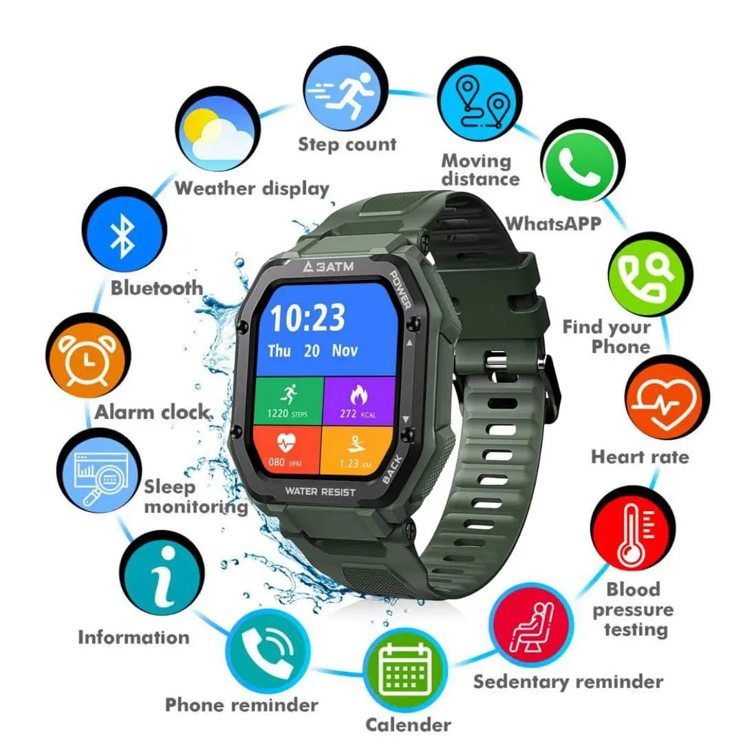 Blood Pressure Watch "Waterproof" MED-WATCH