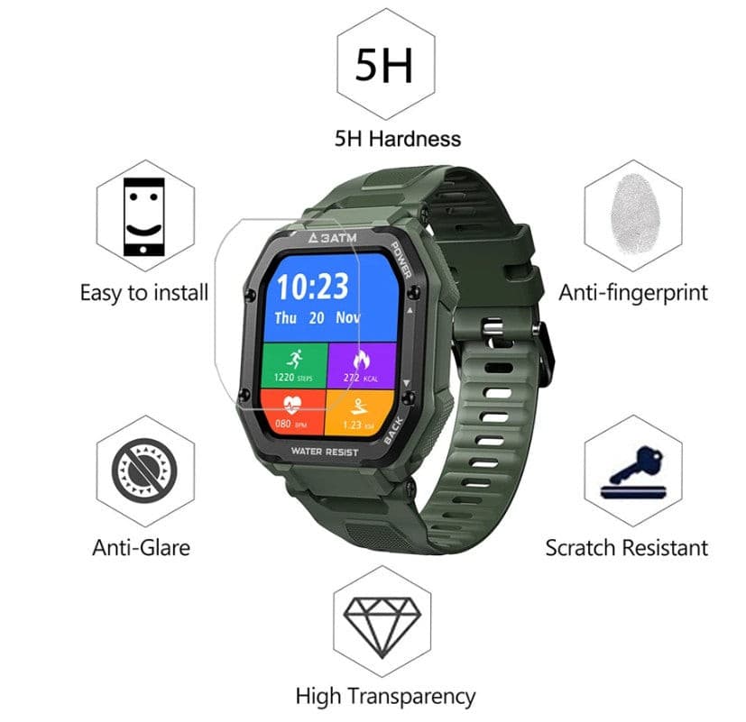 Screen Protector for Blood pressure smart watch MED-WATCH