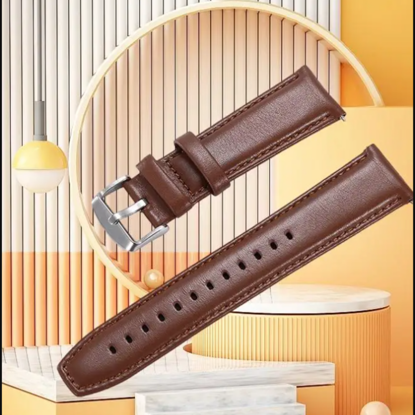 Leather Watch Band For Med-Watch "Pro"