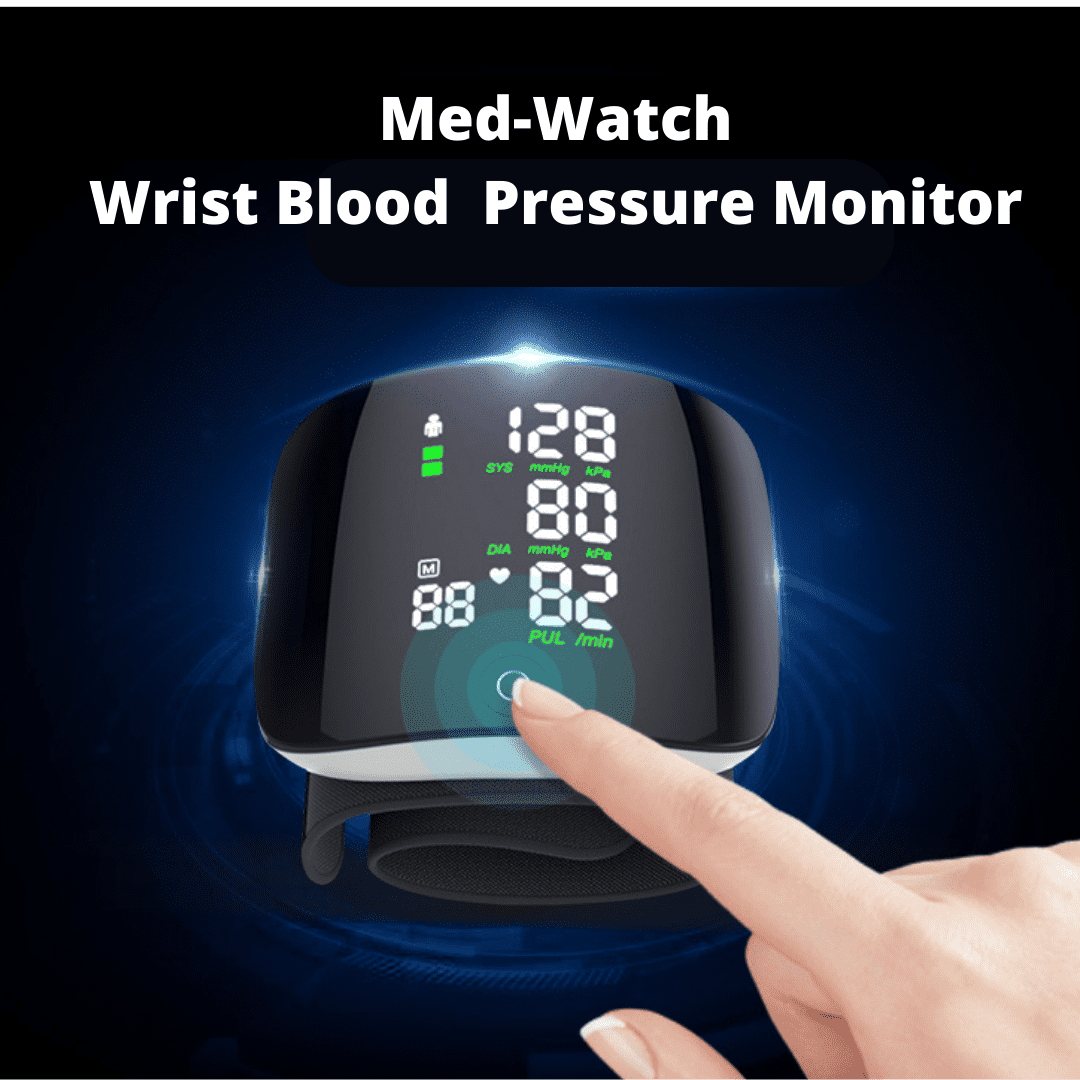 Wrist High Blood Pressure Monitor BP Cuff Gauge Heart Rate Automatic M –  Protege Medical Inc.